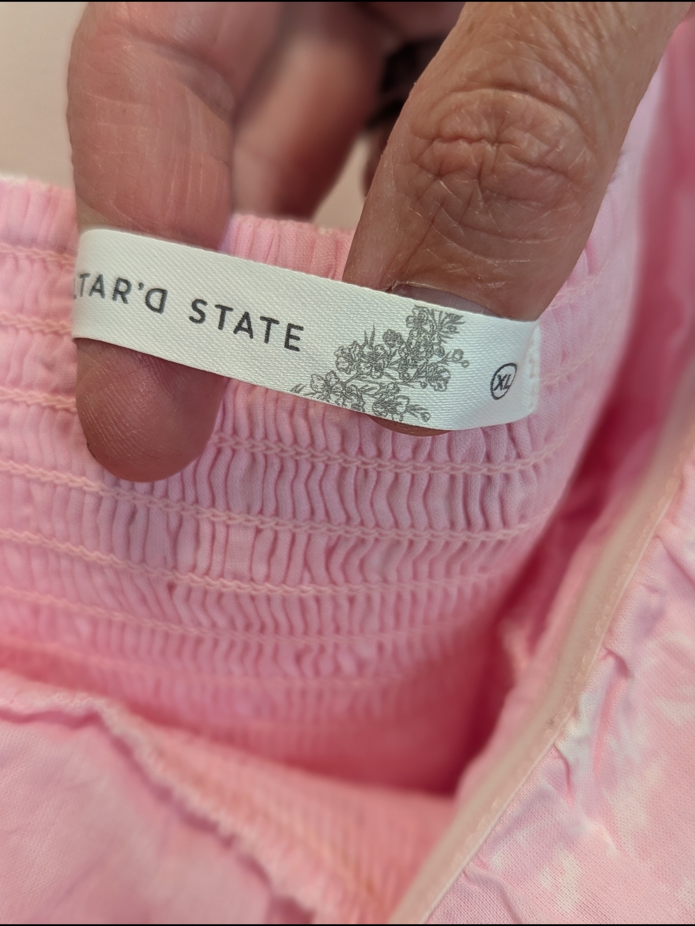 Altar'd State Strapless Pink Maxi Dress - Picture 6 of 10